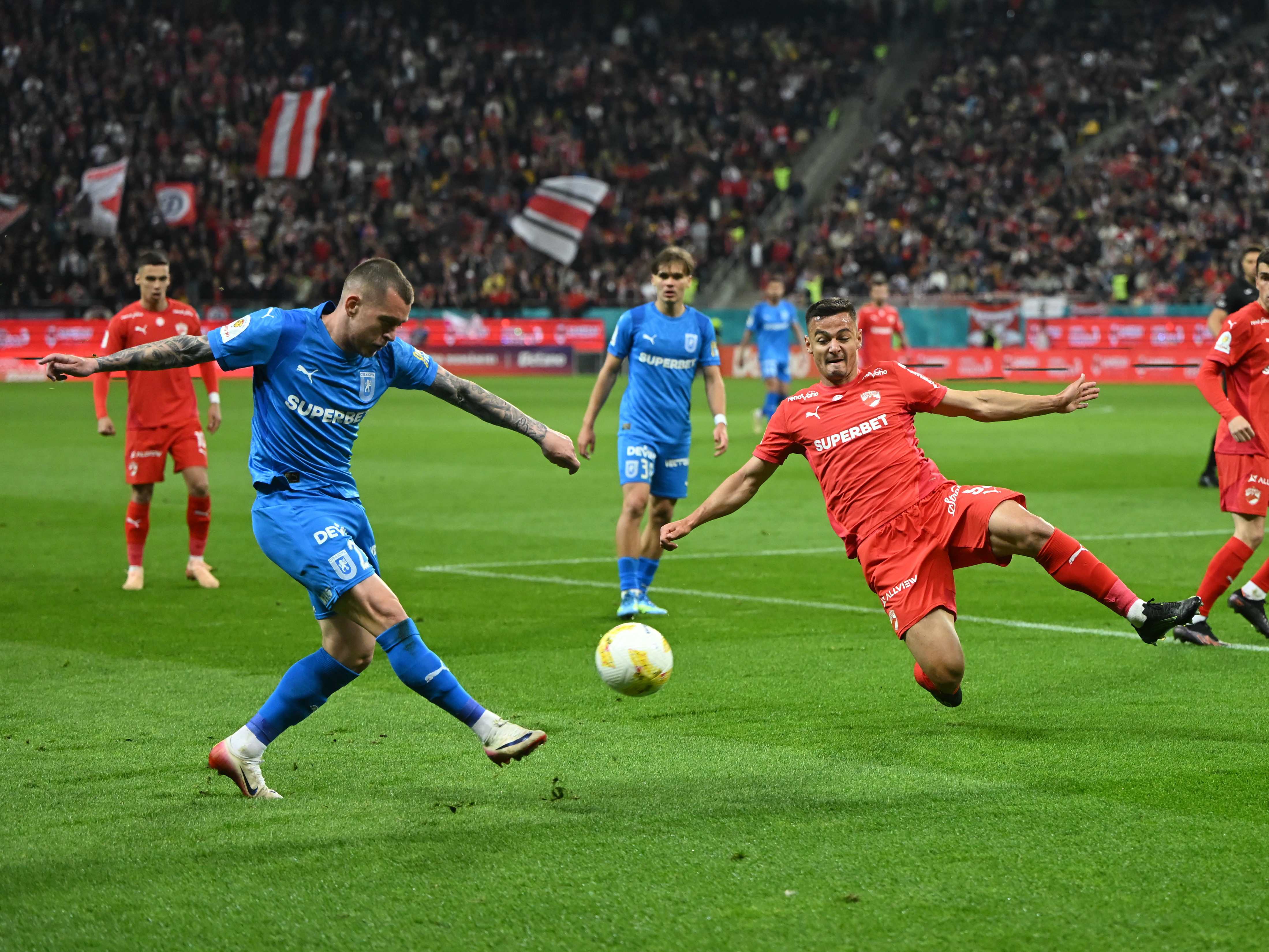 Imagine Stire Dinamo - Universitatea Craiova 0-0, ACUM, DGS1, în semifinalele Cupei României. Prelungiri pe Arenă! | 2review.ro