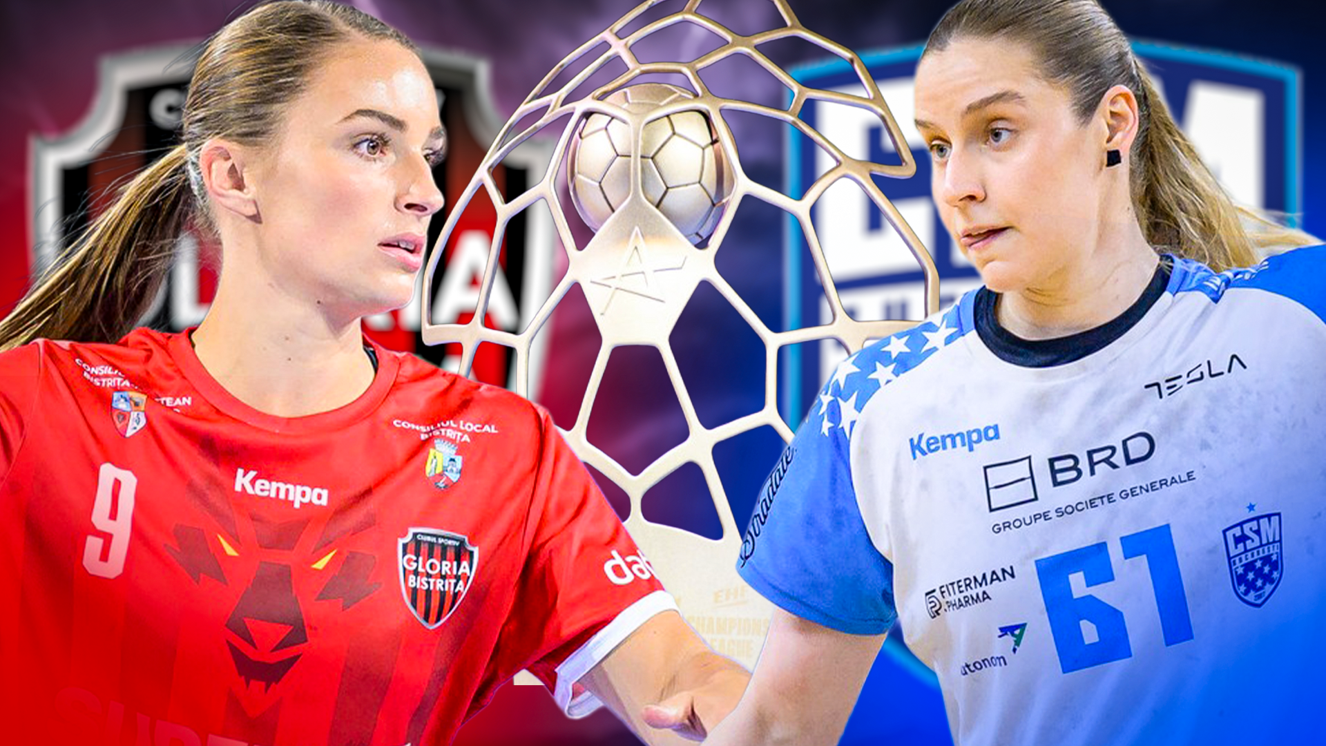 Imagine Stire CSM București - Esbjerg, duminică, 17:00, DGS 1 / Brest - Gloria Bistrița, duminică, 19:00, DGS 1. Ultima încercare pentru calificarea în Final Four | 2review.ro