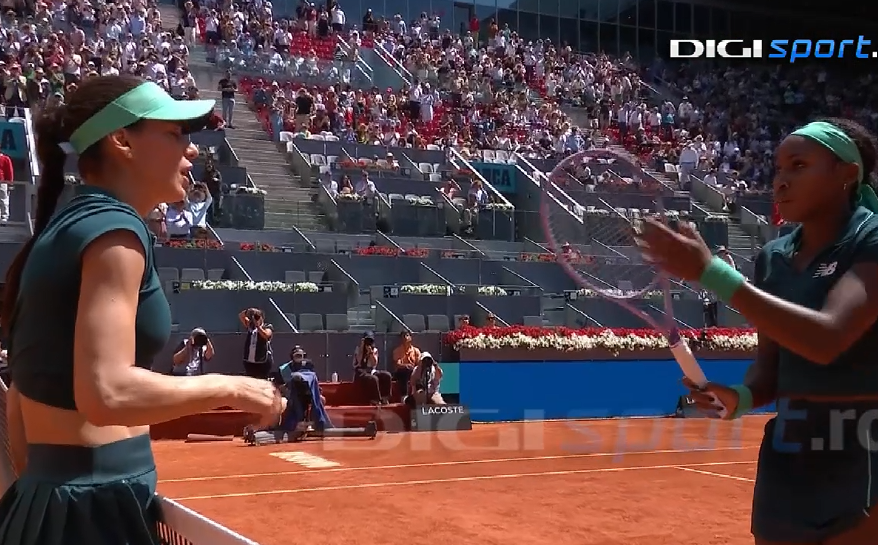 Coco Gauff a ezitat să dea mâna cu Sorana Cîrstea, după ce a eliminat-o de la Madrid! Adevăratul motiv