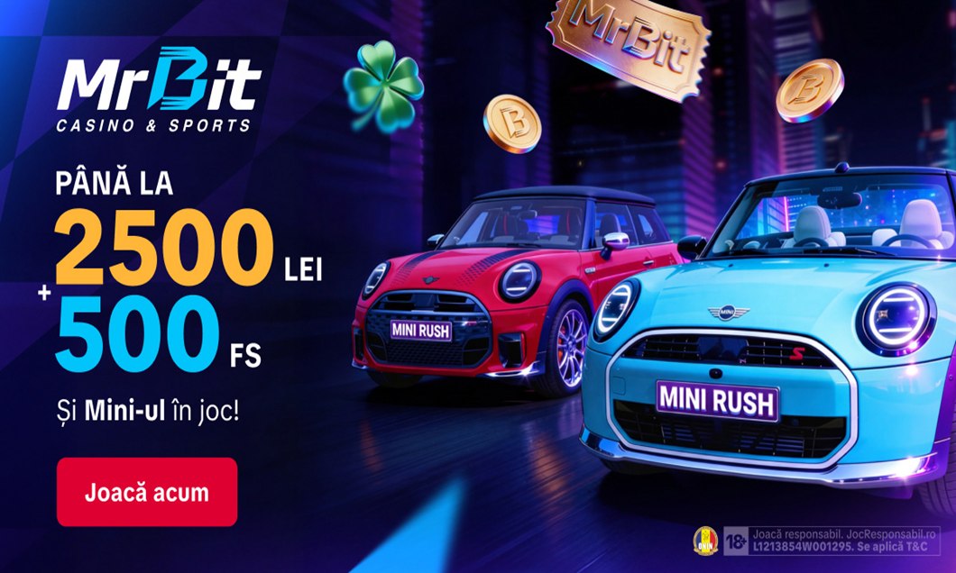 (P) Primăvara MrBit: Intră în Cursa Mini Rush și poți câștiga un Mini Cooper și alte surprize