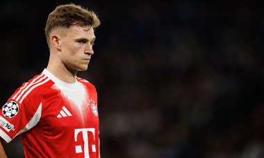 Paris, France. 28th Apr, 2026. Joshua Kimmich (FC Bayern Munchen) seen during the UEFA Champions League semifinal game between teams of Paris Saint-Germain Football Club and FC Bayern Munchen at Parc des Princes. Final score; Paris Saint-Germain Football