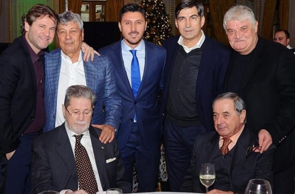 Răducioiu, Mircea Lucescu, Ciprian Marica, Victor Pițurcă, Ioan Andone. Cornel Dinu, Vava Cheran