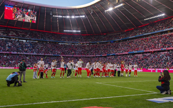 19.04.2026, Fussball Bundesliga FC Bayern - Stuttgart