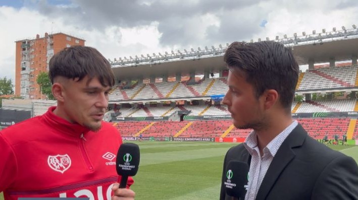 Imagine Stire Aflat pe lista Barcelonei, Rațiu a vorbit despre viitorul său înaintea semifinalei cu Strasbourg | 2review.ro