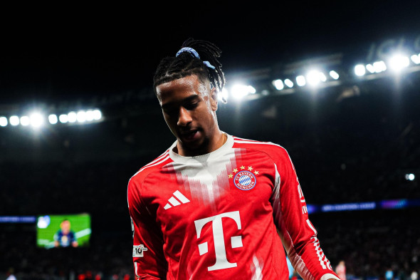 Michael Olise (FC Bayern München, #17) FRA, Paris St. Germain vs. FC Bayern München, Fussball, UEFA Champions League, Halbfinale, Spielzeit 2025/2026, 28.04.2026 Foto: Eibner-Pressefoto/Marcel von Fehrn