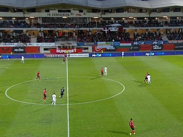 Csikszereda - FCSB 1-0. Victorie dramatică în minutul 87