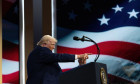 Miami, United States of America. 28 March, 2026. U.S President Donald Trump, delivers remarks at the F President Donald J. Trump at the FII Priority Miami Summit, at the Faena Hotel, March 28, 2026, in Miami, Florida. The summit is held by the Saudi sover