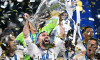 Fussball, Champions League Finale, Saison 2023/2024, Wembley Stadium London: Bor. Dortmund - Real Madrid 0:2; Jubel Dani