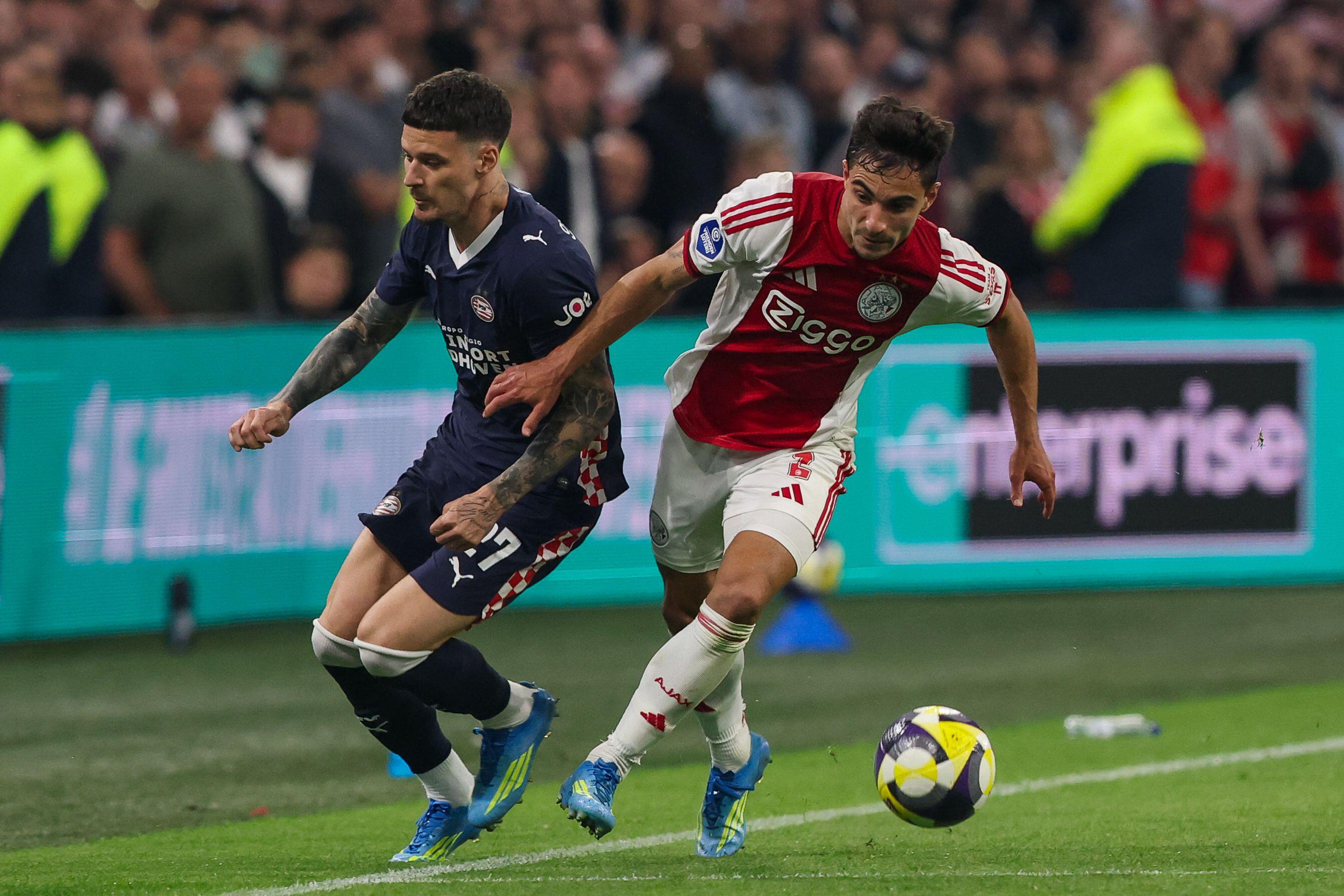 Imagine Stire PATRU goluri în derby-ul Ajax - PSV! Nota primită de Dennis Man | 2review.ro