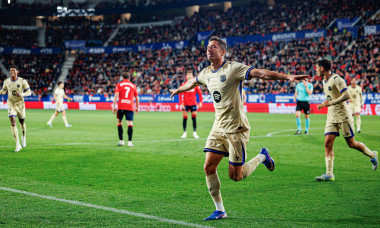 Pamplona, Spain. 02nd May, 2026. Robert Lewandowski (FC Barcelona) seen in action during the LaLiga EA SPORTS game between CA Osasuna and FC Barcelona at El Sadar stadium. Final scores; CA Osasuna 1-2 FC Barcelona. Credit: SOPA Images Limited/Alamy Live N