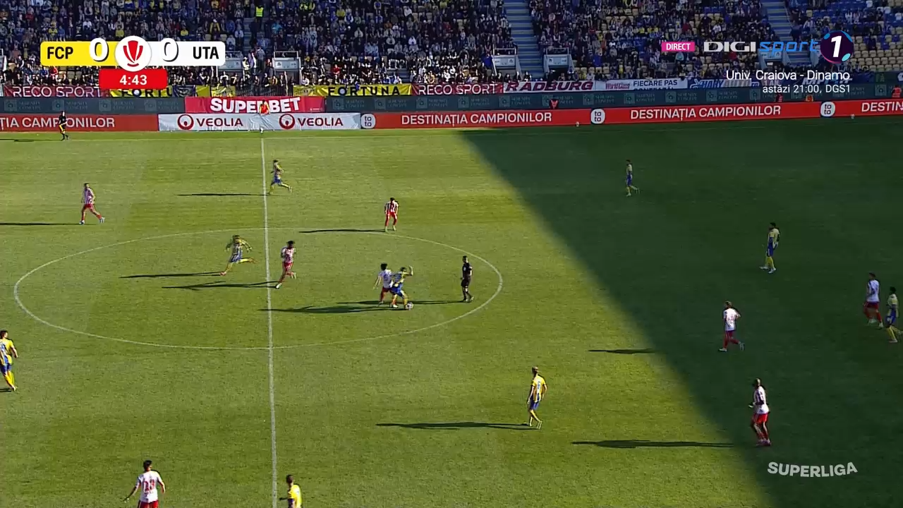Imagine Stire Petrolul - UTA 1-0, ACUM, DGS 1. Gool! Benga a deschis scorul | 2review.ro