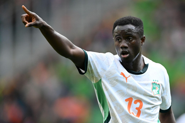 GRONINGEN - Drissa Camara Ivory Coast U21 during the away match between the Dutch national team and the Ivory Coast at the Euroborg stadium on June 6, 2025 in Groningen, Netherlands. ANP | Hollandse Hoogte | GERRIT VAN KEULEN Credit: ANP/Alamy Live News