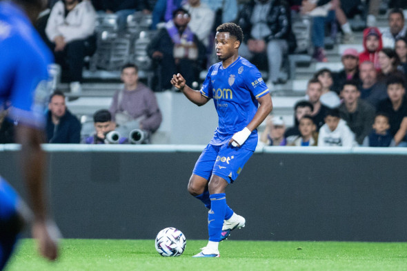 Toulouse, France. 25th Apr, 2026. Ansu Fati of Monaco during the French championship Ligue 1 football match between Toulouse FC and AS Monaco on 25 April 2026 at Stadium in Toulouse, France - Photo Nathan Barange/DPPI Credit: DPPI Media/Alamy Live News