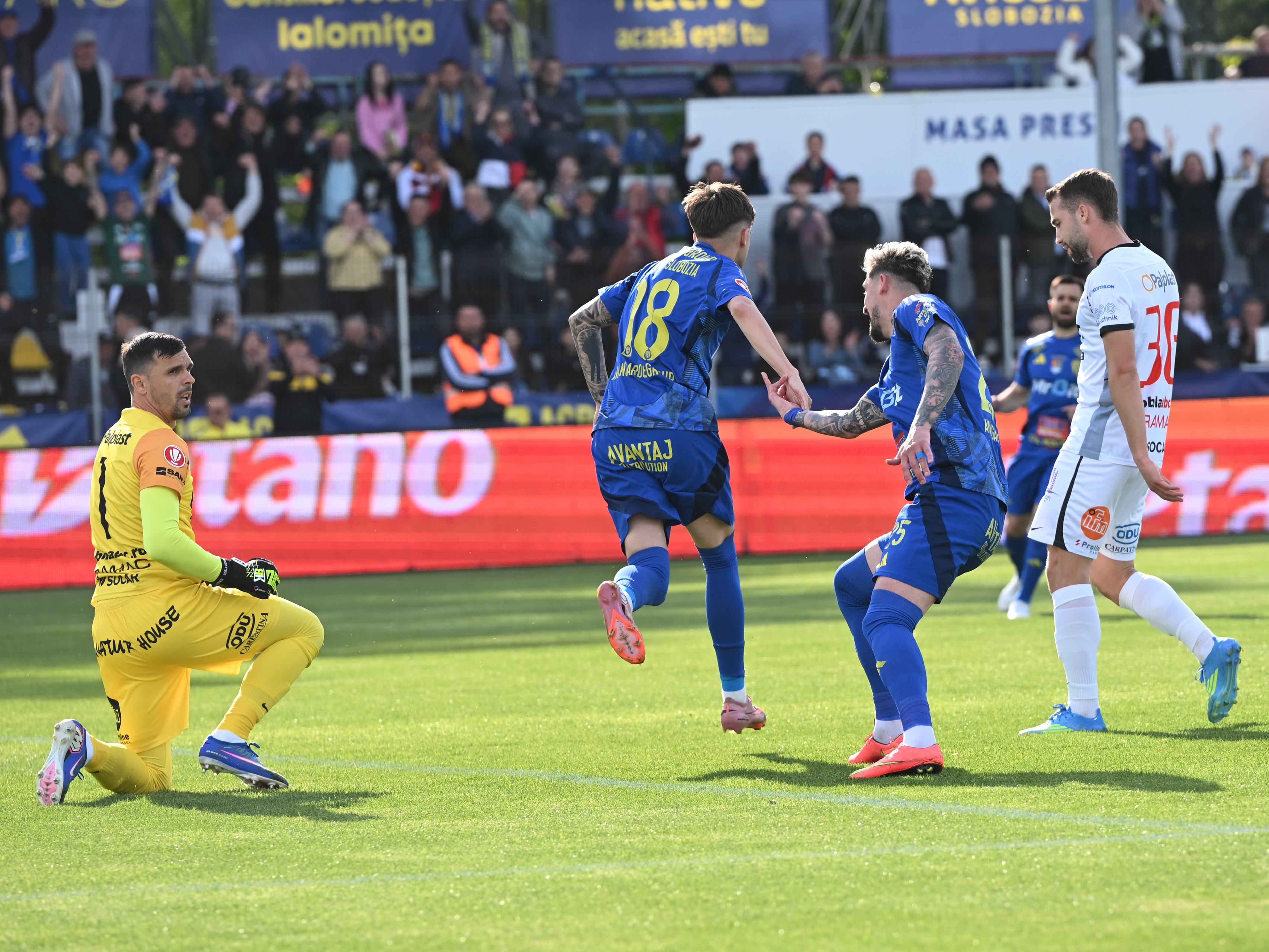 Imagine Stire Unirea - Hermannstadt 2-2. Remiză superbă la Slobozia! Ialomițenii se află pe loc retrogradabil | 2review.ro