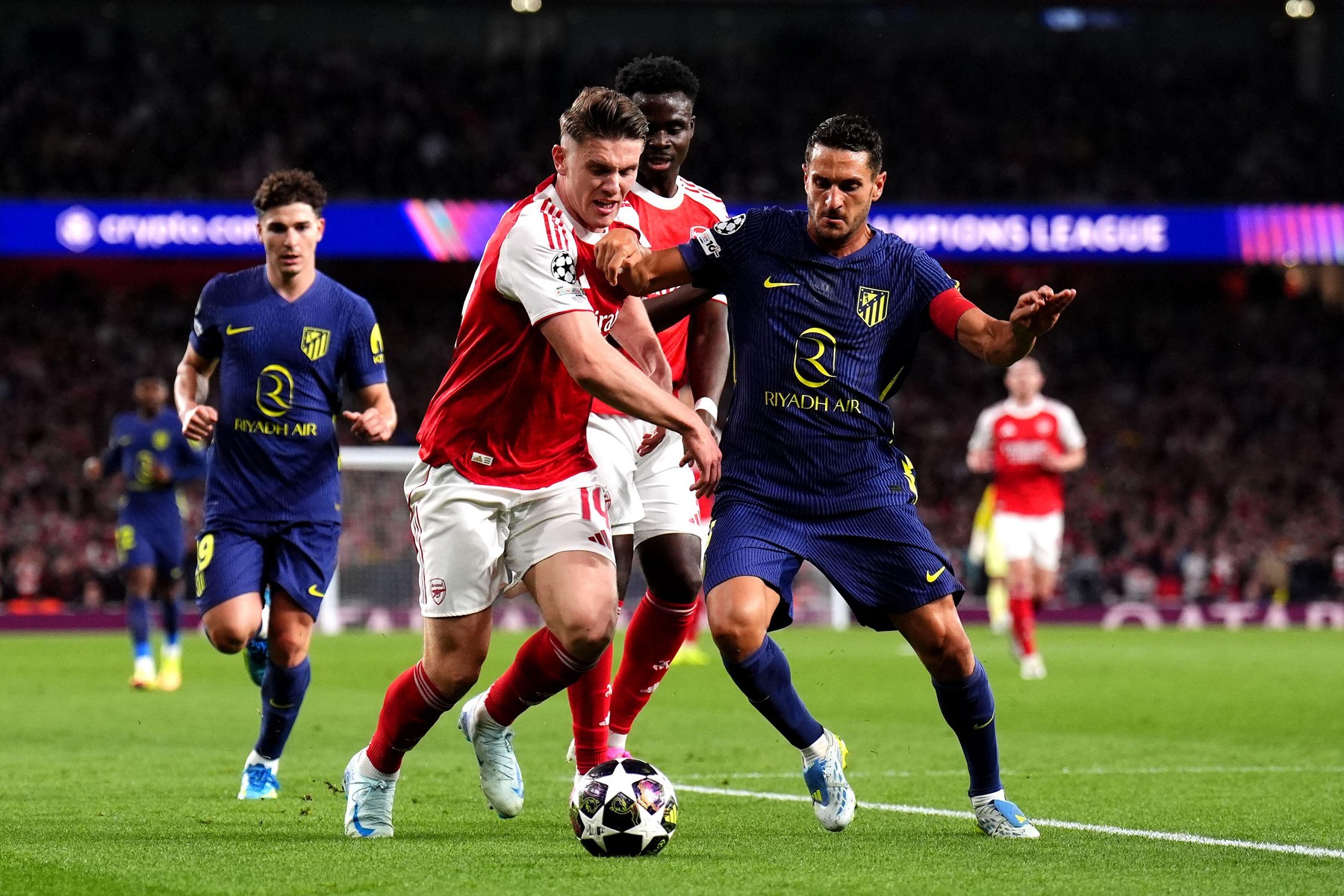 Imagine Stire Arsenal - Atletico Madrid 1-0, ACUM, DGS 1, în returul semifinalei de UEFA Champions League. GOOL! Saka a deschis scorul | 2review.ro