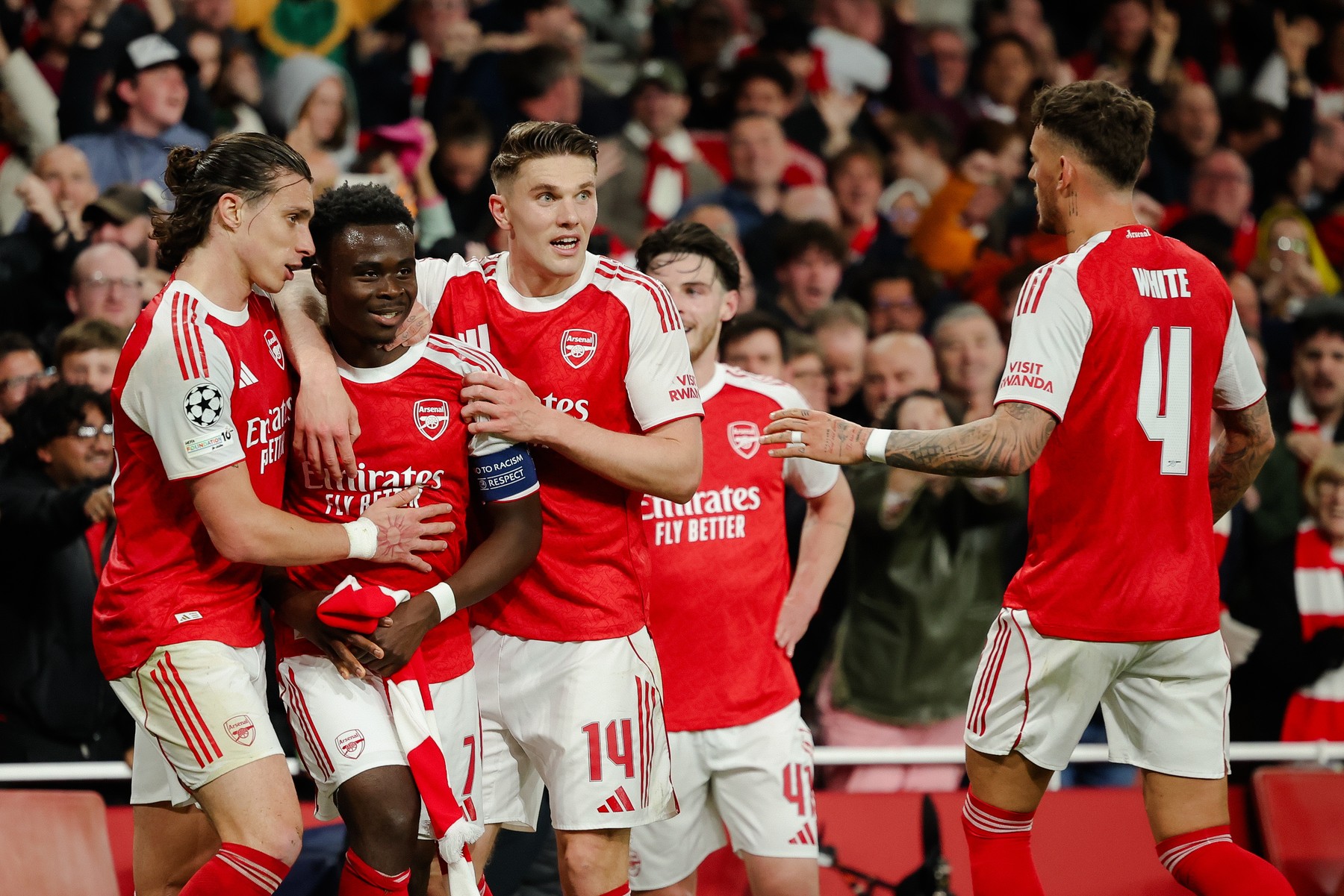 Imagine Stire Arsenal - Atletico Madrid 1-0. Golul lui Saka i-a calificat pe ”Tunari” în finala Ligii Campionilor! | 2review.ro