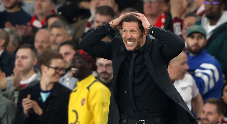Reacție neașteptată a lui Diego Simeone, după faza din Arsenal - Atletico Madrid care a declanșat scandalul