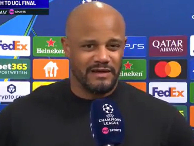 Poza pentru articolul Acuzații în direct! Vincent Kompany nu s-a mai putut abține, după Bayern - PSG 1-1: "E ridicol"