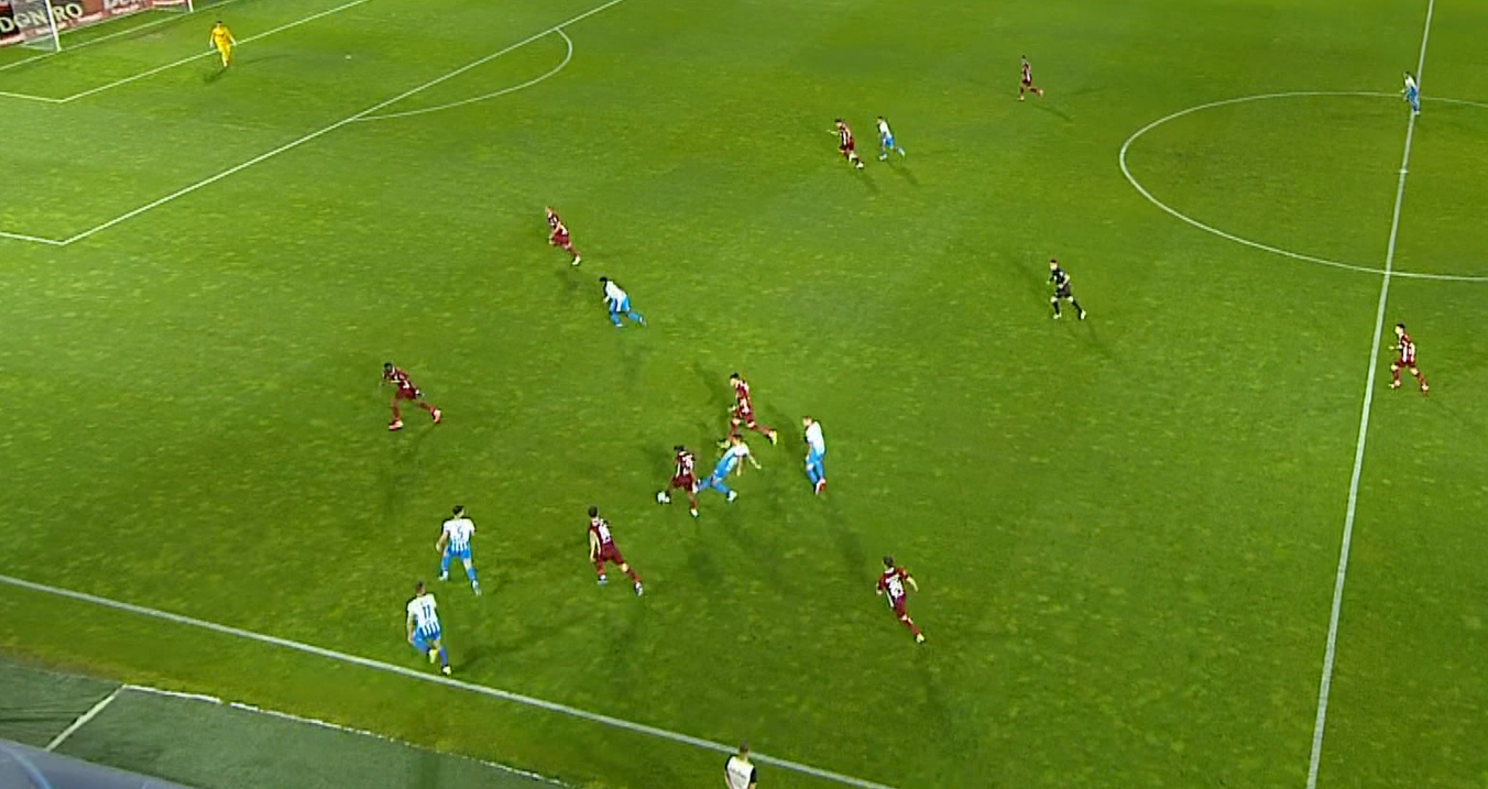 Imagine Stire CFR Cluj - Universitatea Craiova 0-0, ACUM, pe Digi Sport 1. Oltenii domină la capitolul posesie! | 2review.ro