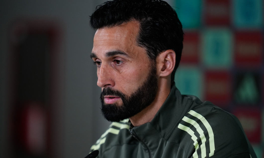 Alvaro Arbeloa Press Conference For Real Madrid - LaLiga EA Sports
