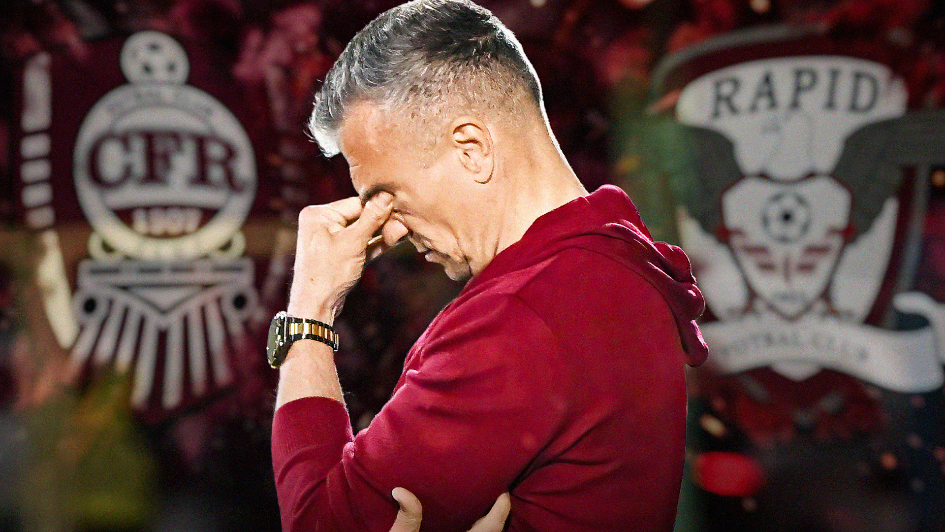 Imagine Stire Pancu, între CFR Cluj și Rapid! ”Eu cred că greșește” / ”Nu-l are pe Mbappe” | 2review.ro