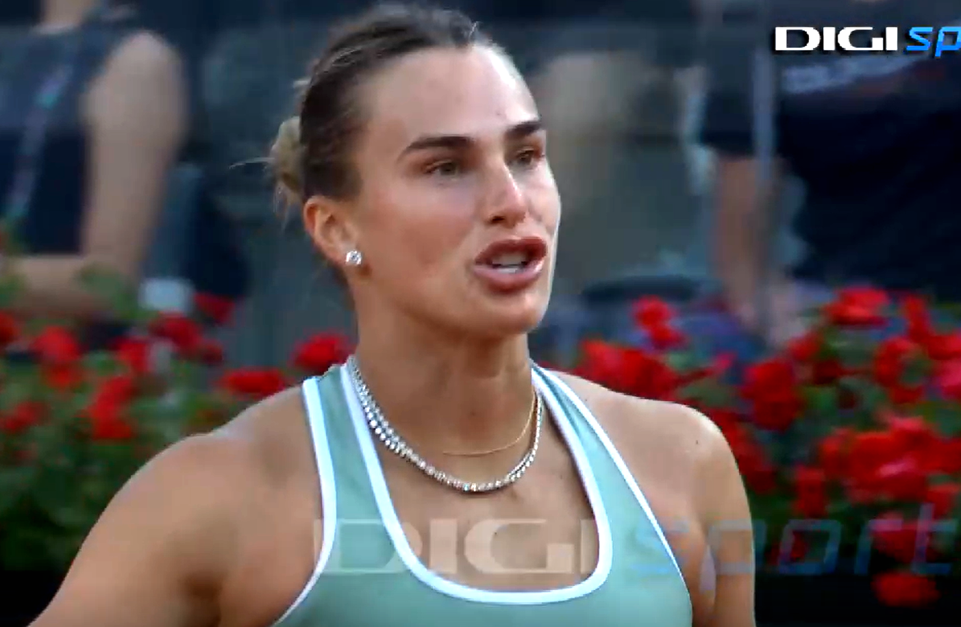 Două cuvinte! Ce a spus Aryna Sabalenka la fileu, după ce Sorana Cîrstea a eliminat-o la Roma