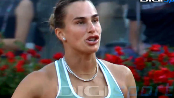 VIDEO Două cuvinte! Ce a spus Aryna Sabalenka la fileu, după ce Sorana Cîrstea a eliminat-o la Roma