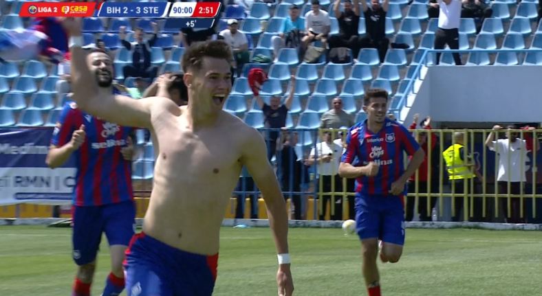 Bihor - Steaua 3-3. Show total la Oradea între echipele fără drept de promovare