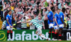 Celtic's Daizen Maeda celebrates scoring their side's third goal of the game during the William Hill Premiership match at Celtic Park, Glasgow. Picture date: Sunday May 10, 2026.