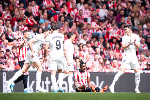 BILBAO, SPAIN - May 10: Nico Williams during the LaLiga match between Athletic Club and Valencia CF at San Mames Stadium