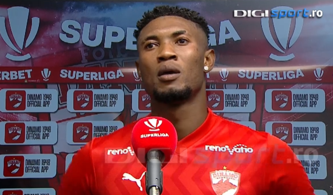 Imagine Stire Apelul făcut de Kennedy Boateng, după ce a marcat golul victoriei în Dinamo - FC Argeș 2-1 | 2review.ro