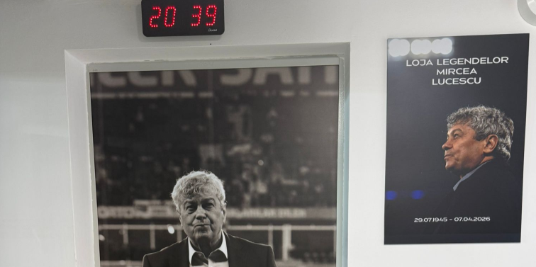 Imagine Stire ”Loja Legendelor”! Mircea Lucescu, o prezență eternă pe un stadion din România | 2review.ro