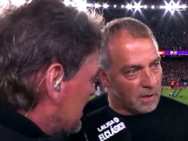 Ce imagini! Hansi Flick a început să plângă, după Barcelona - Real Madrid 2-0: "Nu voi uita niciodată"
