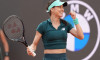 Sorana-Mihaela Cirstea of Romania celebrates at the end of the match against Aryna Sabalenka of Belarus at the Internazionali BNL d'Italia 2026 tennis tournament at Foro Italico in Rome (Italy) on May, 9, 2026.