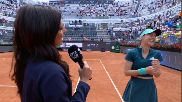Imagine Stire Presa din Cehia, fără dubii despre Sorana Cîrstea, după victoria cu Linda Noskova la WTA Roma | 2review.ro