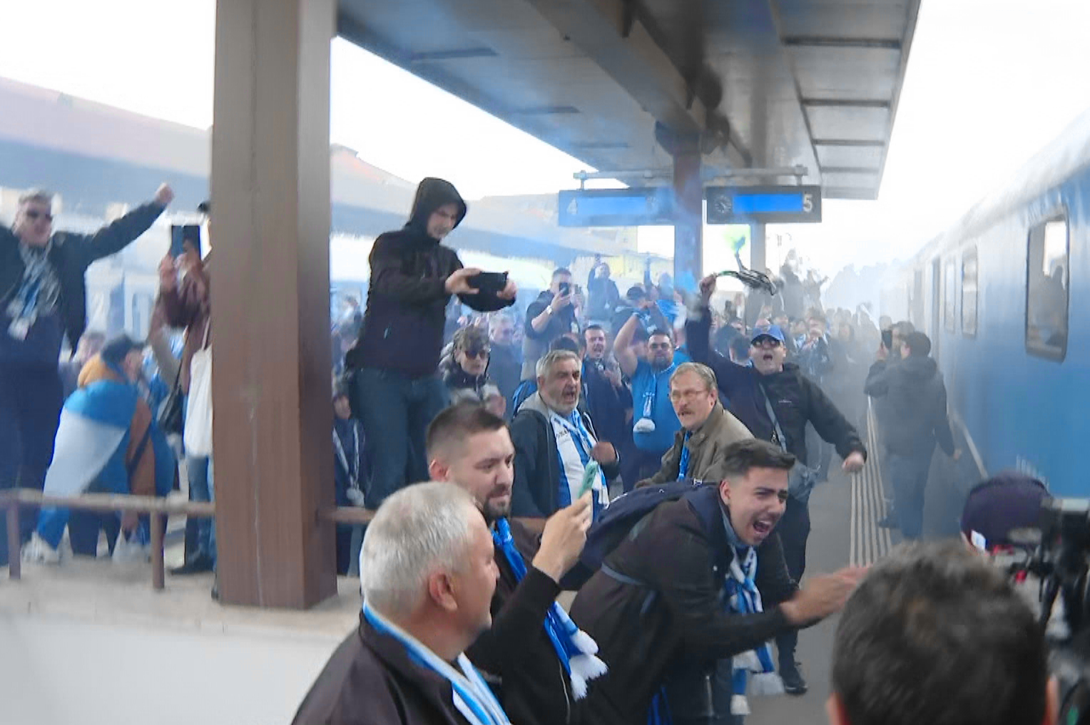 Imagine Stire Nebunie în gara de la Sibiu, înainte de finala Cupei României: ”Toată lumea știe” | 2review.ro