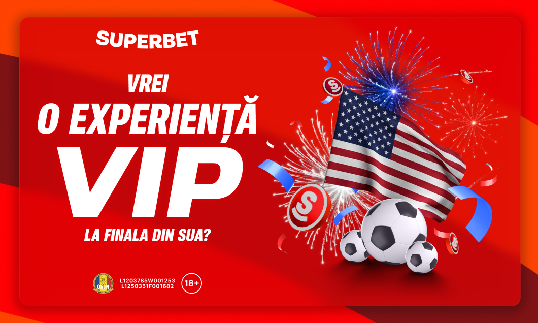 Imagine Stire (P) Vrei o experiență dublă VIP la finala din SUA? Superbet îți vine în ajutor! | 2review.ro