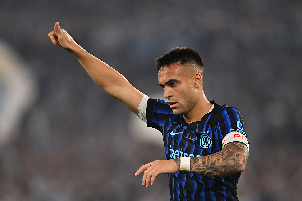 Imagine Stire Lazio - Inter 0-2. ACUM, în finala Cupei Italiei. GOOOL Lautaro Martinez. Chivu, în fața eventului | 2review.ro