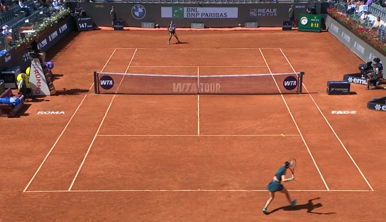 Sorana Cîrstea - Coco Gauff, ACUM, pe DGS 1, în semifinalele de la WTA Roma! Duel de ”foc” pentru româncă
