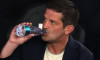 Rome, Italy. 13th May, 2026. Cristian Chivu Head coach of FC Internazionale drinks water prior to the SS Lazio vs Internazionale Coppa Italia final match at Olimpico, Rome. Picture credit should read: Jonathan Moscrop/Sportimage Credit: Sportimage Ltd/Ala