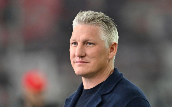 vor Spielbeginn: Bastian Schweinsteiger Portrait DFB-Pokal VfB Stuttgart vs SC Freiburg SCF 23.04.2026 Halbfinale DFL REGULATIONS PROHIBIT ANY USE OF PHOTOGRAPHS AS IMAGE SEQUENCES AND/OR QUASI-VIDEO Foto: Eibner-Pressefoto/Michael Weber