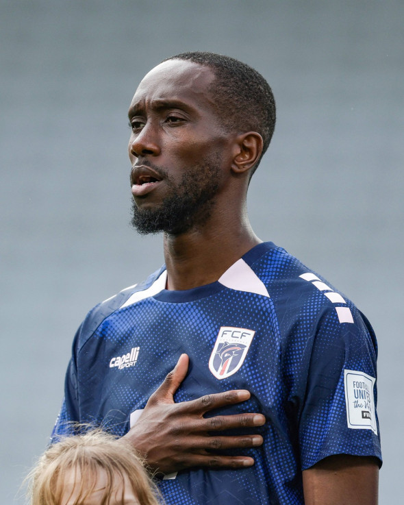 Cape Verde s Willy Semedo headshot before Finland v Cape Verde, FIFA series international football match at Eden Park, A