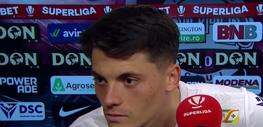 Imagine Stire Daniel Pancu l-a întrerupt pe Tudose de la FC Argeș chiar în plin interviu, după 1-1 cu CFR Cluj: ”Mario!” | 2review.ro
