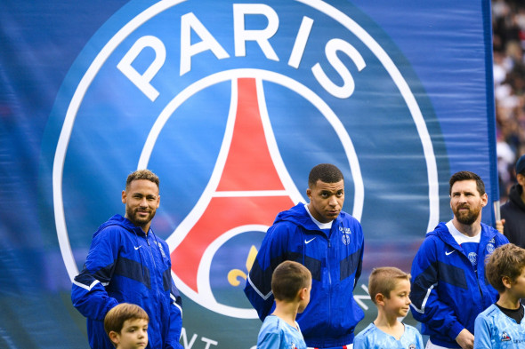Match de Ligue 1 Uber Eats "PSG -Troyes" (4-3) au Parc des Princes à Paris