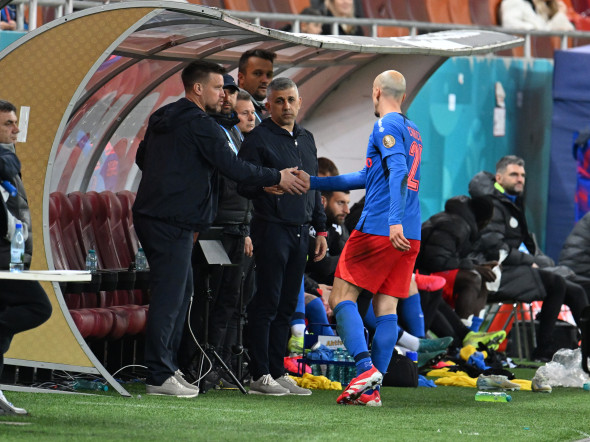 FOTBAL:FCSB-UNIVERSITATEA CLUJ, PLAY OFF SUPERLIGA SUPERBET (5.04.2025)
