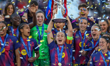 NOR, Oslo, FC Barcelona vs Olympique Lyon, Women´s Champions League, Fussball, UEFA, Spielzeit 2025/2026, Ullevaal Stadion, Finale