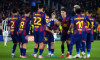 Newcastle United's Anthony Gordon looks on during the UEFA Champions League round of sixteen, second leg match at the Spotify Camp Nou, Barcelona, Spain. Picture date: Wednesday March 18, 2026.