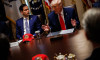 U.S. President Donald Trump holds a Cabinet meeting in the Cabinet Room of the White House on May 27, 2026 in Washington, D.C. Trump is holding the meeting with members of his Cabinet as a the U.S. and Iran creep closer to a deal. (Photo by Samuel Corum/S