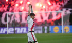 LEIPZIG, Germany. 27th May, 2026. Andrei Ratiu of Rayo Vallecano de Madrid during the UEFA Conference League Final 2026 match between Crystal Palace F.C. and Rayo Vallecano de Madrid at Leipzig Stadium on May 27, 2026 in Leipzig, Germany. Credit: SPP Spor