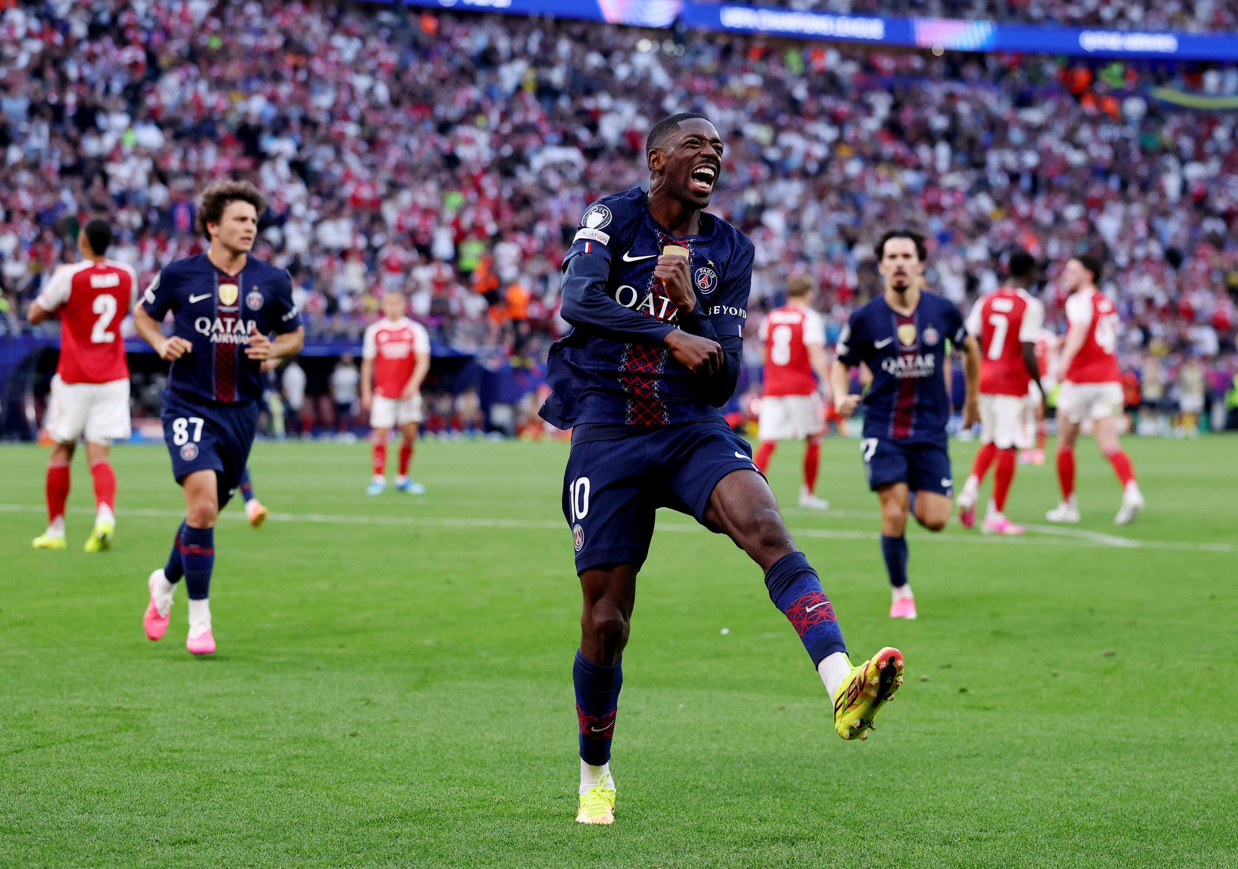 Imagine Stire PSG - Arsenal 1-1, ACUM, Digi Sport 1 și Digi 4K. GOOL! Dembele a punctat din penalty | 2review.ro
